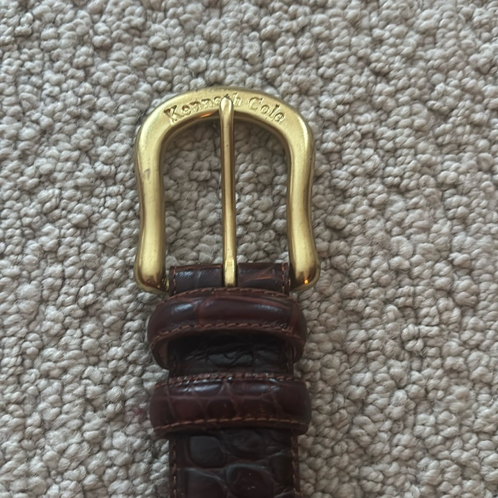 Kenneth Cole Leather Belt